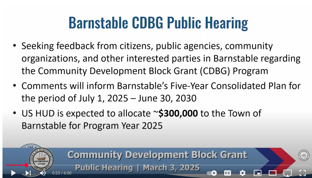 Community Development Block Grant Meeting | March 3, 2025