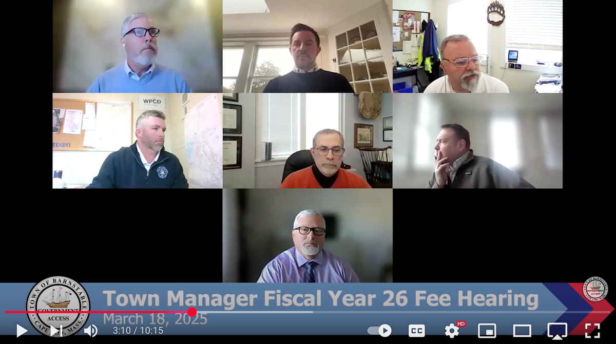 Town Manager Fiscal Year 26 Fee Hearing