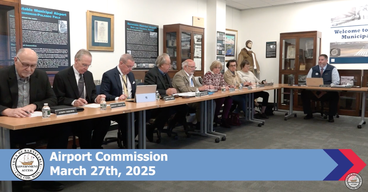 Airport Commission | March 27, 2025 (new Manager resigns, new Strategic Plan now publicly available)