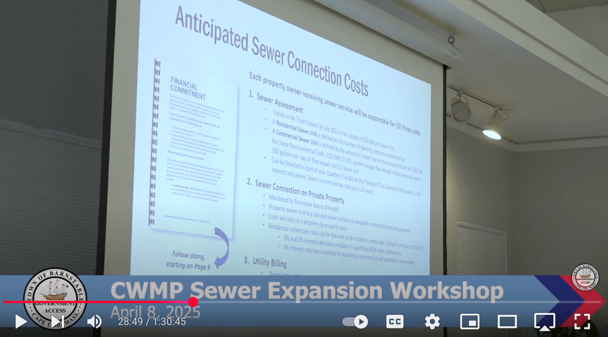 Comprehensive Wastewater Management Plan - Sewer Expansion Workshop | April 8, 2025